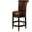 Dark Walnut, variant on Maven Lane 26" Counter Height Bar Stool - Handcrafted Swivel Bar Stool with Reclaimed Oak Finish and Ash Grey Fabric Upholstery - Bring Seamless Style and Comfort to Kitchen Islands and Dining Spaces