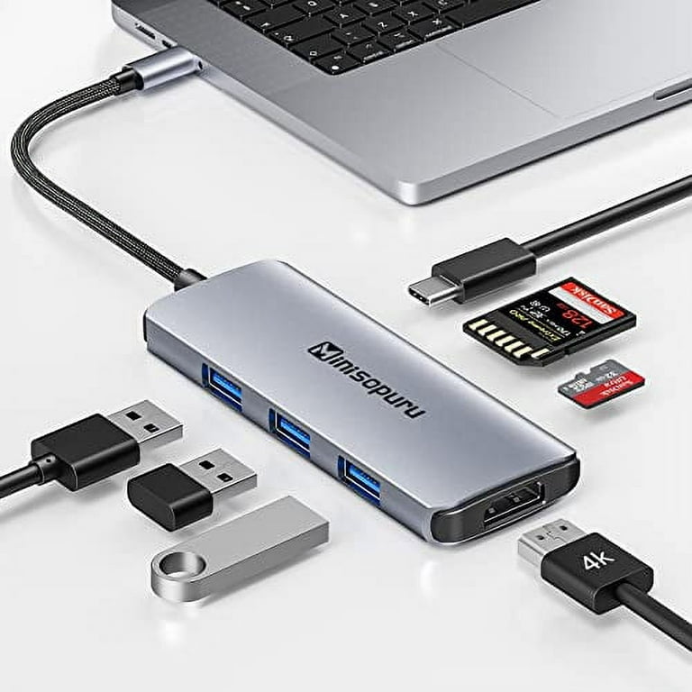 Hiearcool USB C Hub,USB-C Laptop Docking Station,11 in 1 Triple Display Type  C