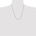 thumbnail image 4 of Auriga Fine Jewelry Stainless Steel Oxidized 2.5mm 22" Fancy Chain for Women, 4 of 5