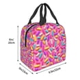 thumbnail image 3 of Sikiie Colorful Donuts 1 Lunch Bag for Women & Men Adult Insulated Lunch Box, Food Lunch Containers Lunch Tote Bags for Work, Travel, Outdoor, 3 of 8