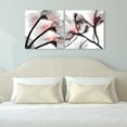 thumbnail image 4 of Empire Art Direct Coral Luster Driptych Frameless Free Floating Tempered Glass Panel Graphic Wall Art, 24" x 24" x 0.2" each, Ready to Hang, 4 of 6