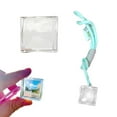 thumbnail image 2 of Crystal Pixel Filter Stone Blue, Pixel Filter Funny Pixelated Lens For Pixel View Effect Pixels Stylized Lens Window Style Plastic Pixels Filter Ornament Len For Photography, 1 pendant, 2 of 9