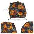 thumbnail image 3 of KLL Sunflowers Winter Fall Beanie Knit Hats for Men & Women - Warm & Soft Stylish Toboggan Caps for Cold Weather, 3 of 6
