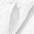 thumbnail image 6 of ZHOGXU Big Kids Boys Dress Pants With Adjustable Waistband Solid Color Comfortable Flat Front Trousers For School Formal Occasions White 4-5 Years, 6 of 6