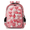 Black, variant on Jiaoprinted Heart Balloons Multi-Functional Backpack, 16" Waterproof Travel Casual Daypack with Reflective Strip, Balloons Work Laptop Backpack for Men Women