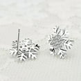 thumbnail image 2 of GKNET 2024 XMAS Crystal Snowflake Tassel Earrings Stud Drop Dangle Women Jewellery New-Fashion 1, 2 of 6