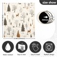 thumbnail image 5 of Yayeee Magnetic Dishwasher Cover for The Front Decoration Home Kitchen Machine Sticker Protector, Beige Christmas Forest, 5 of 6