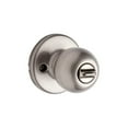 thumbnail image 3 of Kwikset Polo Satin Nickel Entry Knobs ANSI/BHMA Grade 3 1-3/4", 3 of 3