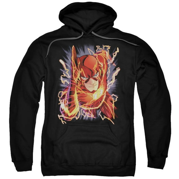 Justice League Flash #1 Adult Pullover Hoodie Sweatshirt Black