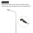 thumbnail image 4 of Model Railway LED Lamppost Lamps White 1/50 Scale 20cm 7.87inch 3V 4Pack, 4 of 6