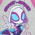 thumbnail image 4 of Marvel Spider-Gwen Ghost Spider Long Sleeve Shirt and French Terry Pants Set (Girls), 2 Piece Set, Sizes 2T-5T, 4 of 7