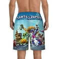 thumbnail image 4 of Plants Vs Zombies Men's Swim Trunks Quick Dry Board Shorts Bathing Suit Swimsuits Beach Shorts, 4 of 8