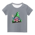thumbnail image 2 of IROINNID Toddler Kids Boys Girls Fashion Cute Round Neck Print Short Sleeve Top For 3-11T 3 Years, 2 of 4