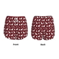 thumbnail image 3 of Balery Christmas And New Year Pantalones cortos deportivos para mujer con forro y dos bolsillos, elásticos, para entrenamiento, gimnasio, yoga-X-Large, 3 of 7