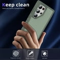 thumbnail image 6 of TECH CIRCLE Hard Case for Samsung Galaxy S24 Ultra (6.8 2024 - Shockproof Scratch Resistant Plastic Premium Rugged Phone Case Protective Lightweight Slim Fit Basic Case Cover, Green, 6 of 8