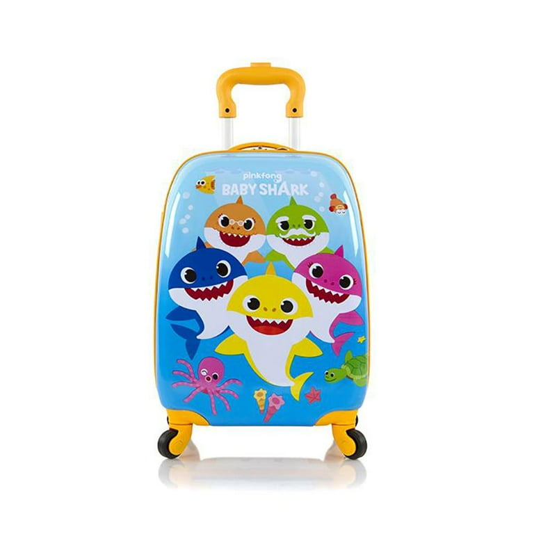 Heys Pink Frog Baby Shark Rolling Luggage Case Spinner Style BS06