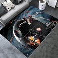 thumbnail image 1 of Starwars Rug, Death Star Rug, C569 (47\u201dx71\u201d)=120x180cm, 1 of 1