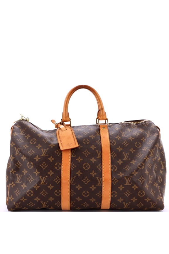Pre-Owned Keepall Bag Monogram Canvas 45 By Rebag