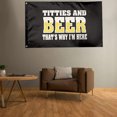 thumbnail image 3 of Tapiz de pared con tetas y cerveza, microtela, 150 x 90 cm, 3 of 4