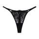 thumbnail image 1 of Gibobby Ropa interior termica Bragas sexis para mujer, Tanga encaje con correa fina, bragas transparentes sin costuras cintura （Negro， S), 1 of 2