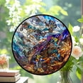 thumbnail image 2 of Motocross Ornament Window Hanging Suncatcher, Multicolor Motorcycle Themed Rustic Glass for Multiple Occasions, Festive Occasions, Holidays, Gifting, 2025, Holiday Decoration,, 2 of 6
