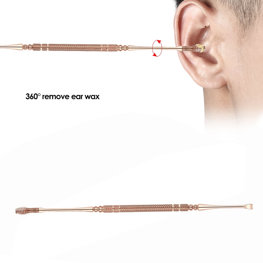 Ear Pick Doubleend Digging Ear Spoon Earwax Curette Remover Cleaner
