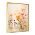 thumbnail image 2 of Designart "Whimsical Haven Kids' Floral Paradise I" Fantasy Framed Wall Art - Kids Colorful Children's Art Entryway Framed Wall Art, 2 of 6