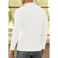 thumbnail image 3 of Iceglad Men's Long Sleeve Shirt Mock Turtleneck Cotton Basic Thermal Undershirt Lightweight Pullover, 3 of 7