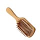 thumbnail image 2 of Cepillo de pelo de paleta de bambú ergonómico, desenredante, alisador, masajeador, cepillo para el cabello, herramienta de peinado, 2 of 14