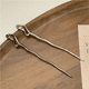 thumbnail image 3 of Palillos de pelo irregulares para niña, decoración de Metal, palillos chinos para el pelo, 2 uds., 3 of 4