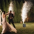thumbnail image 2 of DIYAREA 1pc 600W Cold Spark Firework Machine DMX Special Stage Effect Low Noise for Events DJ Disco, 2 of 10
