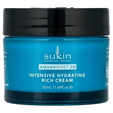 Sukin AquaBoost 3D, Hyaluronic Acid Rich Night Cream, 1.69 fl oz (50 ml)