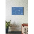 thumbnail image 3 of Epic Graffiti 'Blueprint Pug' by Ethan Harper Canvas Wall Art, 26"x18", 3 of 3