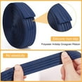 thumbnail image 4 of 10 Yards Polyester Anti Slip Grosgrain Ribbon 1Inch Wide Dark Blue Grosgrain Ribbon with Silicone Gripper for Garment Sewing Project Dark Slate Blue, 4 of 9