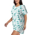 thumbnail image 2 of Kdxio Utensiles Print Pajamas Sets for Women Short-Sleeved Pjs with Lounge Shorts Two Piece Sleepwear S-4XL, 2 of 8