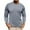#Gray, variant on DPTALR Men's Shirt Slim Long Sleeve Round Neck Casual Shirt T-shirt Blouse,White,XL