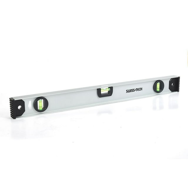 Swiss Tech 24" Aluminum I-Beam Level,3 Vials