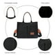 thumbnail image 4 of Bolsa de lona con asa, bolso de mensajero de gran capacidad, bolso de hombro con múltiples bolsillos, bolso de mano resistente al desgaste, bolso de mano reutilizable, 4 of 6