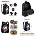 thumbnail image 4 of Binienty Baseball Bookbag For Boys 12-14 Middle School Girls Backpack with Lunch Box and Pencil Case Set of 3 4th Grade Students School Bookbag with Zipper Around, 4 of 7