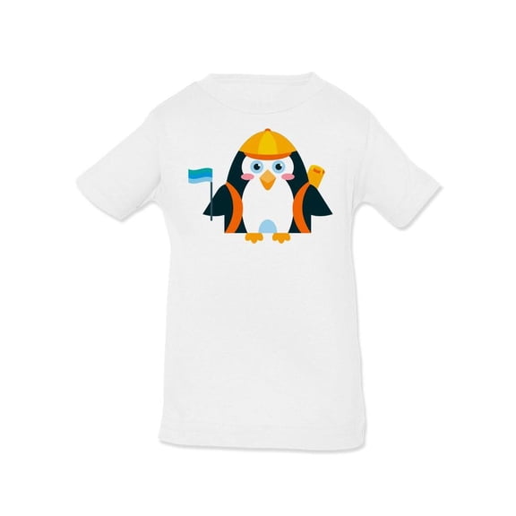 Penguin With A Hat T-Shirt Infant -Image by Shutterstock,  12 Months