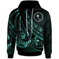 thumbnail image 3 of Sudadera con capucha con estampado tribal del sol Lapu Lapu del tatuaje polinesio del escudo de armas del estado de Chuuk en 3D para hombres y niños, 3 of 5