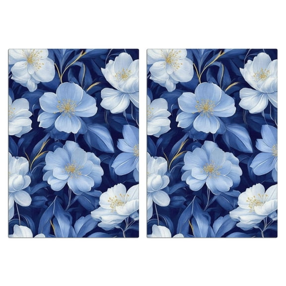 2 Pcs Funny Kitchen Towels,Pioneer Flower Microfiber Dish Towels,Kitchen Tea Towels,Kitchen Towel Set (18" X 26")