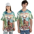 thumbnail image 4 of Merry Christmas Santa Reindeer Antlers Belgian Malinois Sleigh Xmas Winter Holiday All Over Print 3D Baseball Shirt Sheepdog Dog Lover Gifts Softball Sport - 00023, 4 of 6