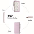 thumbnail image 4 of GAEKEAO Wristlet Wallets for Women RFID Blocking Large Capacity Clutch Wallet Vegan Leather Zip Around Ladies Long Purse, 4 of 7