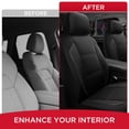 thumbnail image 4 of Rubbermaid Leather Car Seat,Sport-Style Car Seat Cover,Breathable,Easy to Clean,Universal Fit for Cars,Trucks and SUVs Black, 4 of 8