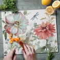 thumbnail image 4 of CounterArt Spring Meadow 3mm Tempered Glass Cutting Board 15" x 12", 4 of 8