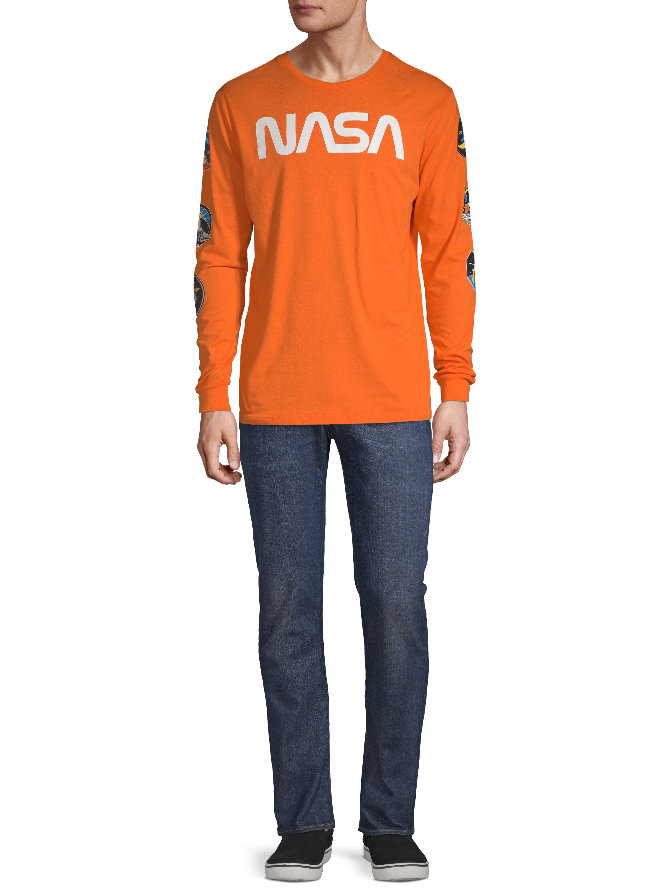 Orange nasa best sale long sleeve shirt