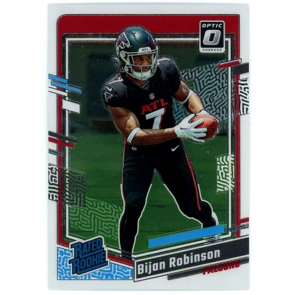 NFL 2023 Panini Donruss Optic Bijan Robinson #206 (Rookie)