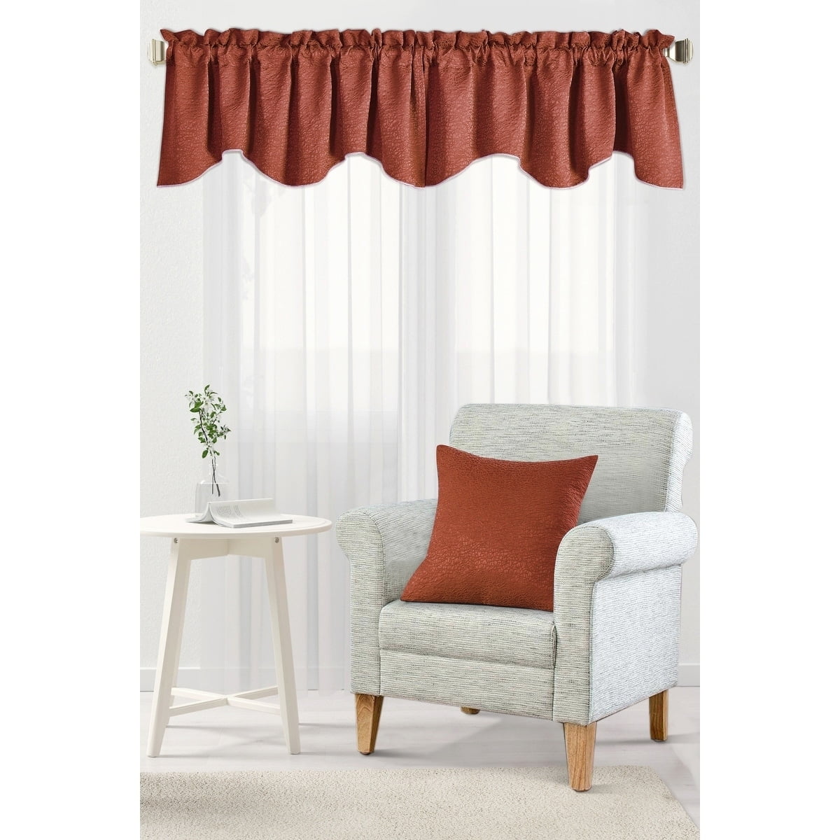 Bnf Home Inc Serenta Jacquard Chenille Galaxy Window Valance Pillow Shell Set Walmart Com Walmart Com