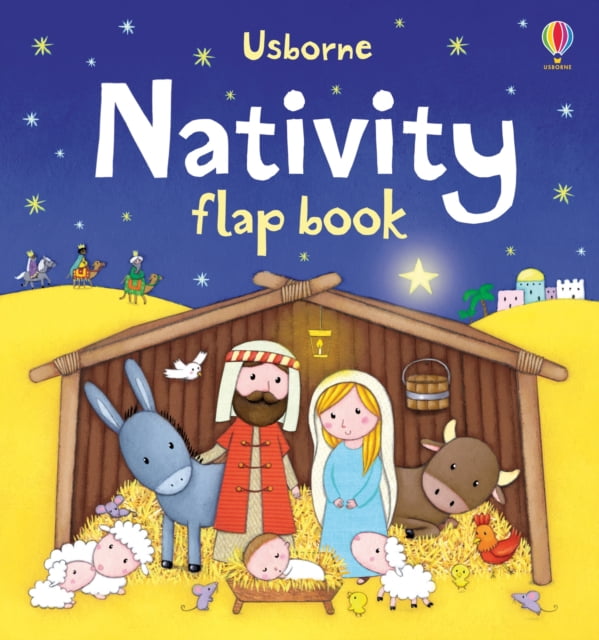 Nativity Flap Book (Usborne Flap Books) (Board book)